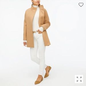 J.Crew Cocoon Coat in camel sz 0 EUC
